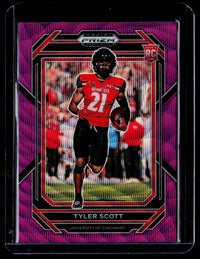 2023 Panini Prizm Draft Picks Tyler Scott Rookie #154 Cincinnati Bearcats - front