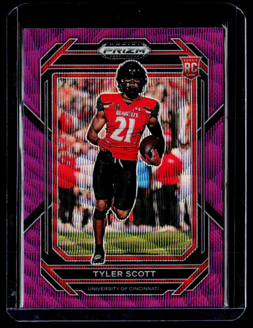 2023 Panini Prizm Draft Picks Tyler Scott Rookie #154 Cincinnati Bearcats - front