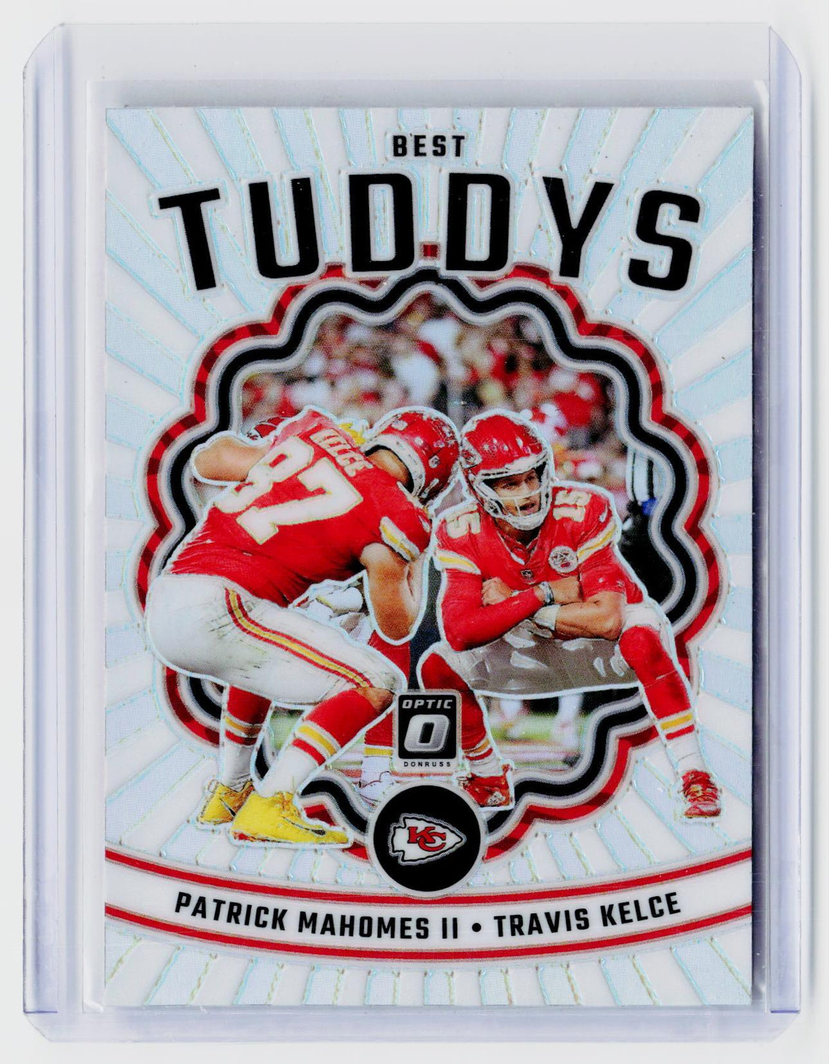 2023 Panini Donruss Optic Best Buds Patrick Mahomes II Travis Kelce #BT-PT - front