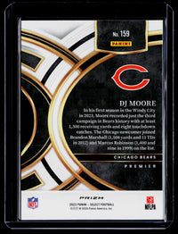 2023 Panini Select Football DJ Moore /99 - back