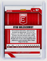 2026 Panini Donruss Elite Baseball Prospects Ryan Waldschmidt #167 Arizona - back