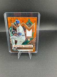 2023 Panini Donruss Baseball Jersey Kings Kumar Rocker Orange Rookie Card #JK-KR - front