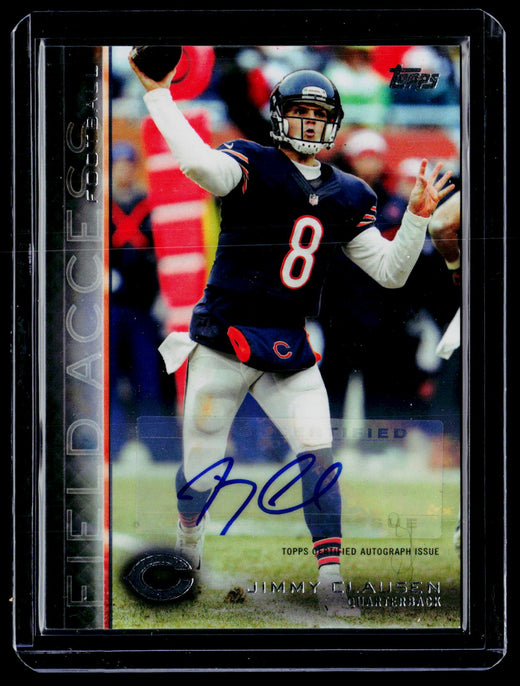 2015 Topps Field Access Autographs Jimmy Clausen #82 Chicago Bears - front