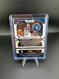 2020-21 Panini Obsidian Jarrett Culver #21 Timberwolves - back