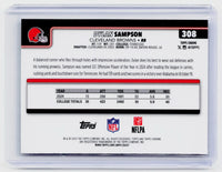 2025 Topps Chrome Football Dylan Sampson RC Geometric Refractor #308 - back