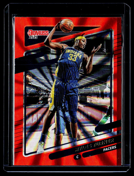 2021-22 Panini Donruss Basketball Myles Turner #34 - front