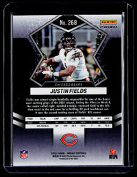 2022 Panini Mosaic Football Justin Fields #268 Chicago Bears - back