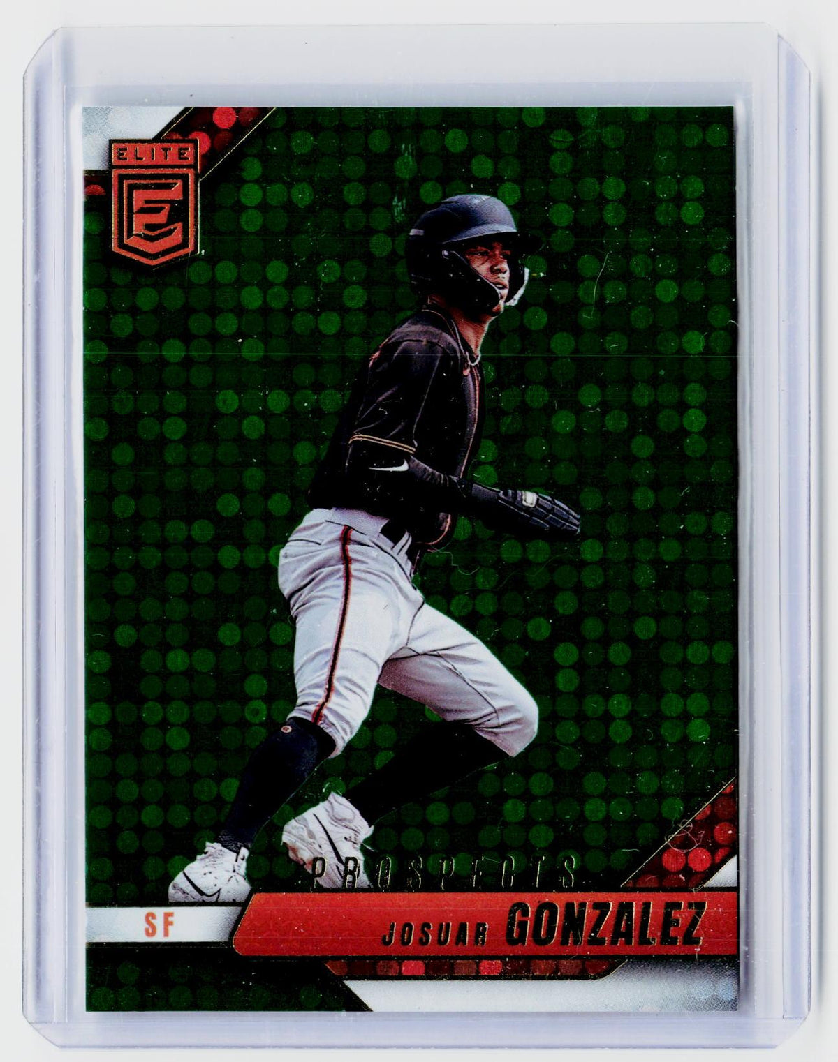 2026 Panini Donruss Elite Baseball Prospects Josuar Gonzalez #150 San Francisco - front
