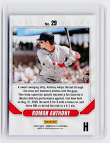 2026 Panini Donruss Elite Baseball Spellbound Roman Anthony #29 Boston Red Sox - back