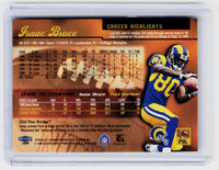 1999 Fleer Ultra Isaac Bruce #146 St. Louis Rams - back