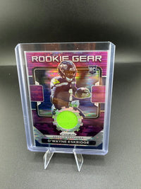 2021 Panini Prizm Rookie Gear D'Wayne Eskridge RC #RG-19 purple pulsar - front