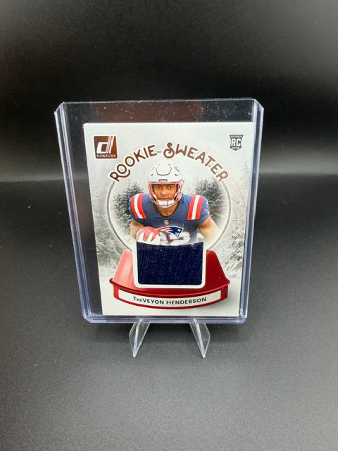 2025 Panini Donruss Football Rookie Sweater TreVeyon Henderson #SWE-THN - front