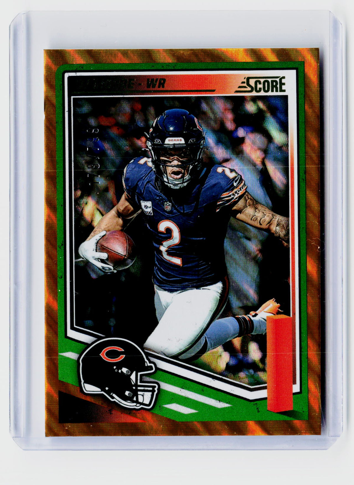 2025 Panini Score Football DJ Moore #254 Chicago Bears - front