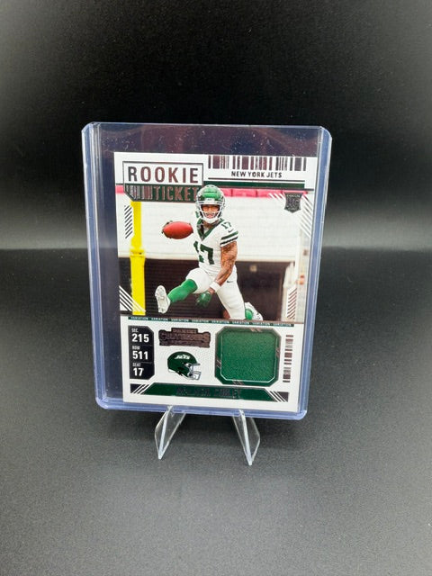 2024 Panini Contenders Football Rookie Ticket Swatch Malachi Corley RC #RTS-MCY - front