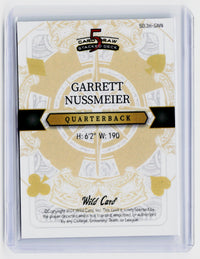 2024 Wild Card 5 Card Draw Stacked Deck Garrett Nussmeier LSU - back
