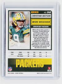 2025 Panini Score Showcase Christian Watson #248 /250 Green Bay Packers - back