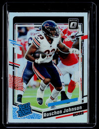 2023 Panini Donruss Optic Rated Rookie Silver Roschon Johnson #217 - front