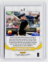 2026 Panini Donruss Elite Spellbound Konnor Griffin #2 Pittsburgh Pirates Rookie - back