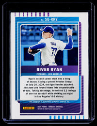 2025 Panini Donruss Signature Series Laser Autograph River Ryan SG-RRY - back