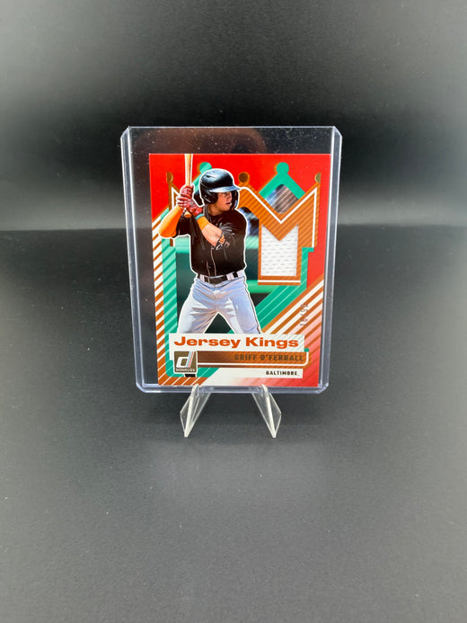 2025 Panini Donruss Jersey Kings Griff O'Ferrall Baltimore Orioles - front