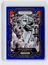 2024 Panini Prizm Draft Picks Neal Anderson Blue Wave #19 /249 Florida Gators - front