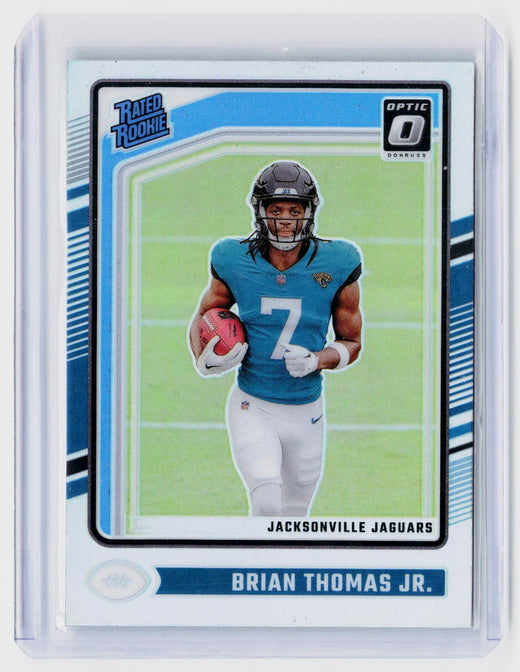 2024 Panini Donruss Optic Brian Thomas Jr. Rated Rookie #214 Jacksonville Jaguars - front