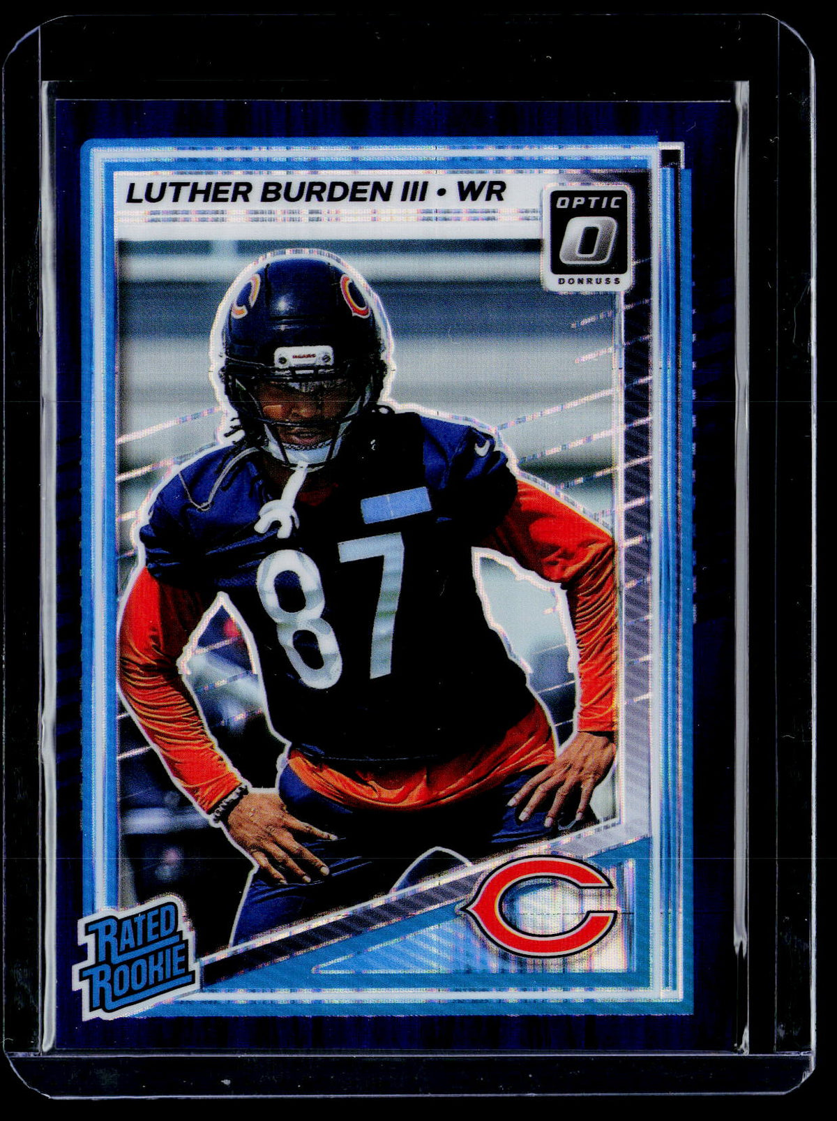 2025 Panini Donruss Optic Rated Rookie Luther Burden III #275 Chicago Bears - front