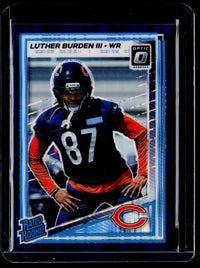 2025 Panini Donruss Optic Rated Rookie Luther Burden III #275 Chicago Bears - front