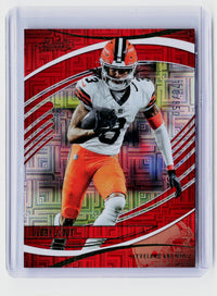 2025 Panini Absolute Football Jerry Jeudy Red Squares #55 /850 - front
