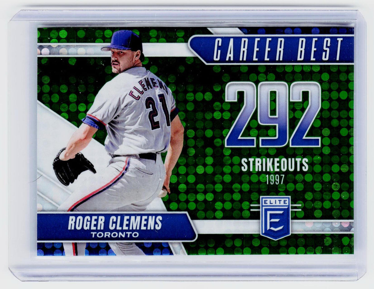 2026 Panini Donruss Elite Baseball Career Best Roger Clemens #14 Toronto Blue Jays - front