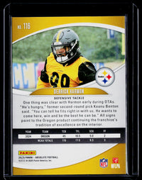 2025 Panini Derrick Harmon #116 Spectrum Rookie Card /850 - back