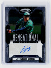 2025 Panini Prizm Baseball Sensational Signatures Jurrangelo Cijntje SS-JC Autograph - front