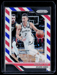 2018-19 Panini Prizm Red White and Blue Prizm Jeremy Lin #8 Atlanta Hawks - front