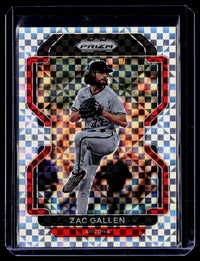 2022 Panini Prizm Baseball Zac Gallen #209 Checkerboard Tier II 35/75 - front