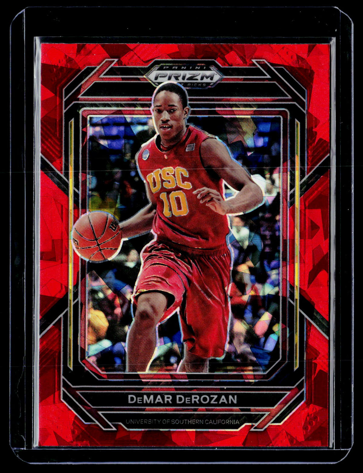 2023 Panini Prizm Draft Picks DeMar DeRozan #61 USC Trojans - front