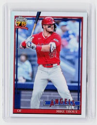 2026 Topps Chrome 1951 Topps Baseball Mike Trout #6 Los Angeles Angels - front