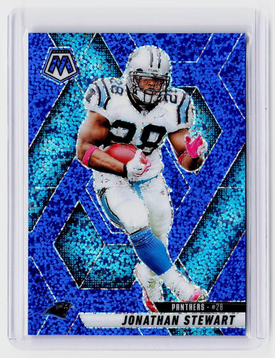 2025 Panini Mosaic Football Jonathan Stewart Blue Mosaic #17 /56 - front