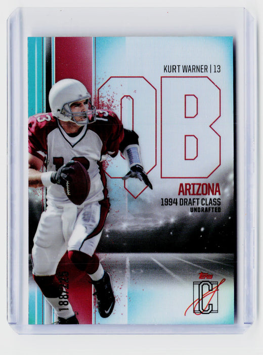 2025 Topps Signature Class Kurt Warner Undrafted #BCV-1 Arizona /225 - front