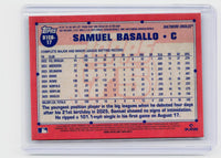 2025 Topps Chrome 1987 Topps Baseball Chrome Samuel Basallo RC #87TBC-17 - back