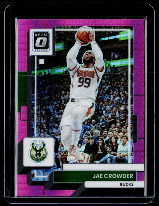 2022-23 Panini Donruss Optic Basketball Jae Crowder #113 Bucks - front