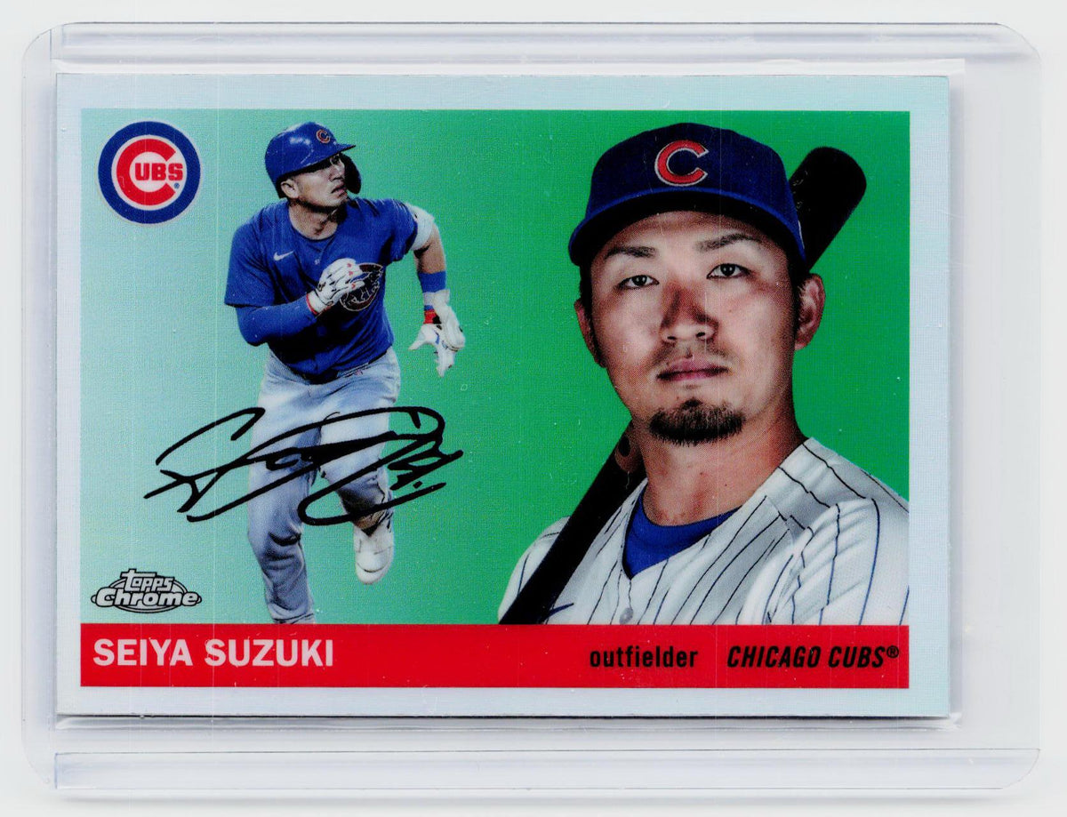 2025 Topps Chrome Seiya Suzuki #57 Refractor Chicago Cubs - front