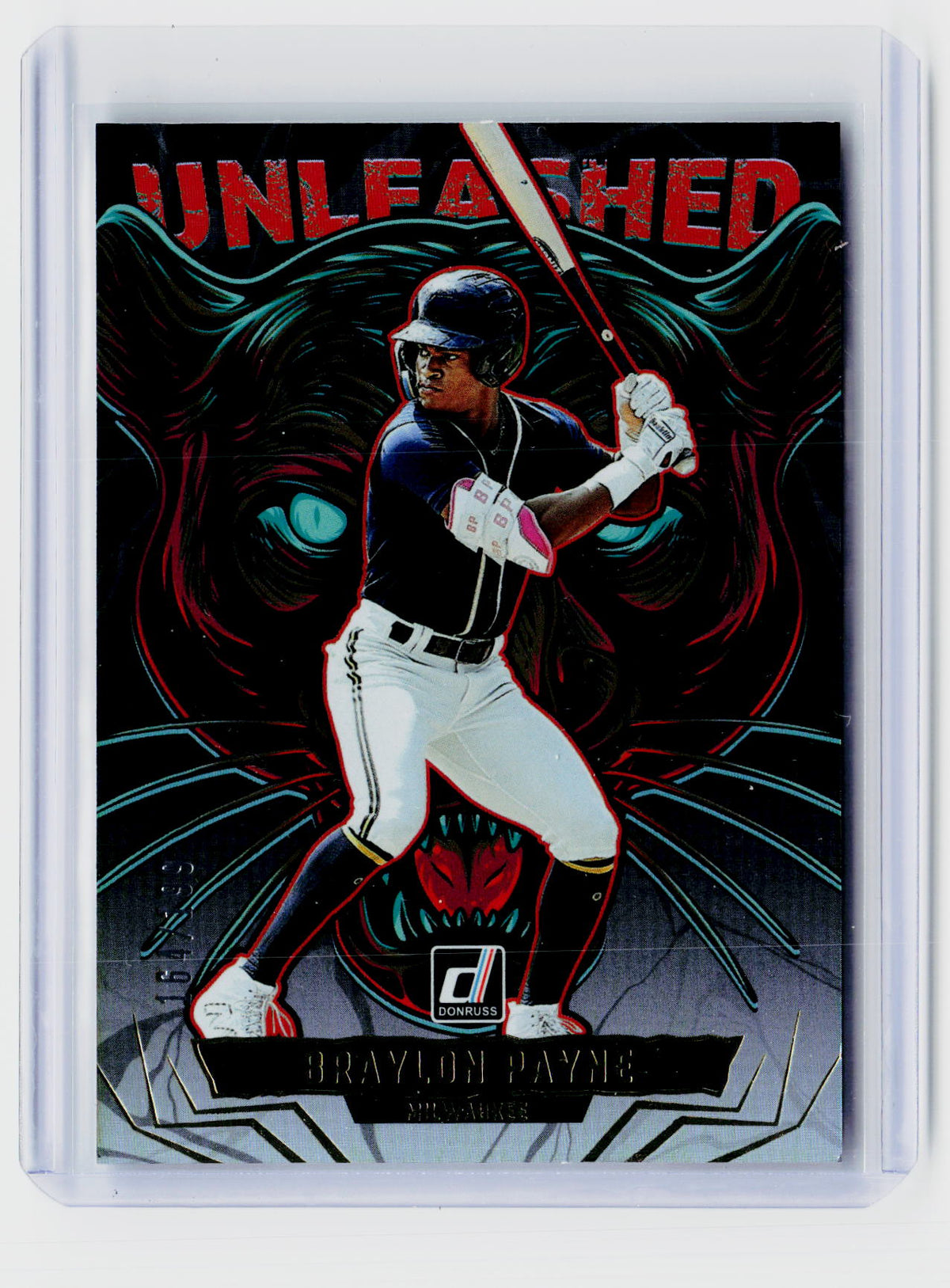 2025 Panini Donruss Unleashed Braylon Payne #13 /199 - front