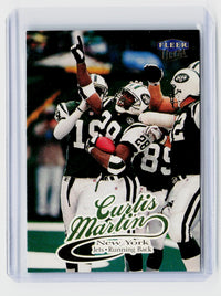 1998 Fleer Ultra Curtis Martin #70 New York Jets - front