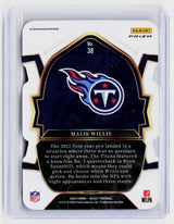 2022 Panini Select Football Malik Willis Concourse Rookie #38 - back