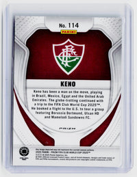2025 Panini Prizm FIFA Club World Cup Keno Fluminense RC #114 - back