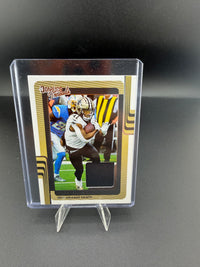 2025 Panini Donruss Threads Alvin Kamara DTH-AKA Memorabilia Card - front
