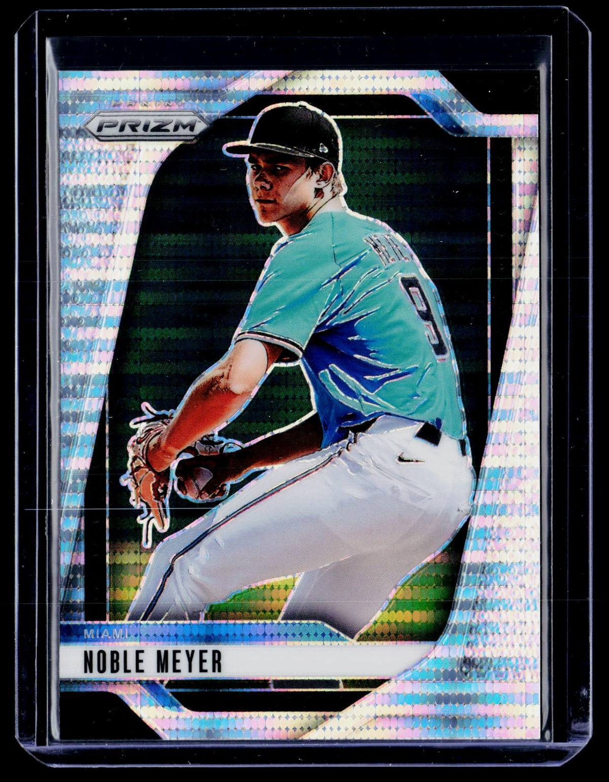 2025 Panini Prizm Baseball Noble Meyer Prizms Pulsar #146 /499 - front