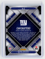 2025 Panini Prizm Football Emergent Cam Skattebo RC #1 New York Giants - back