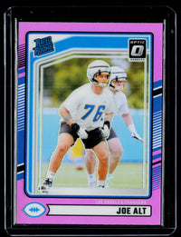 2024 Panini Donruss Optic Rated Rookie Pink Holo Joe Alt #320 - front