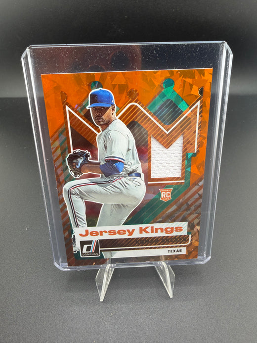 2025 Panini Donruss Jersey Kings Kumar Rocker Rookie Jersey Card JK-KR - front